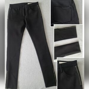 sass & bide Black Zip Ankle Skinny Jeans
